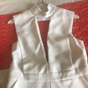 Bebe All White Jumper